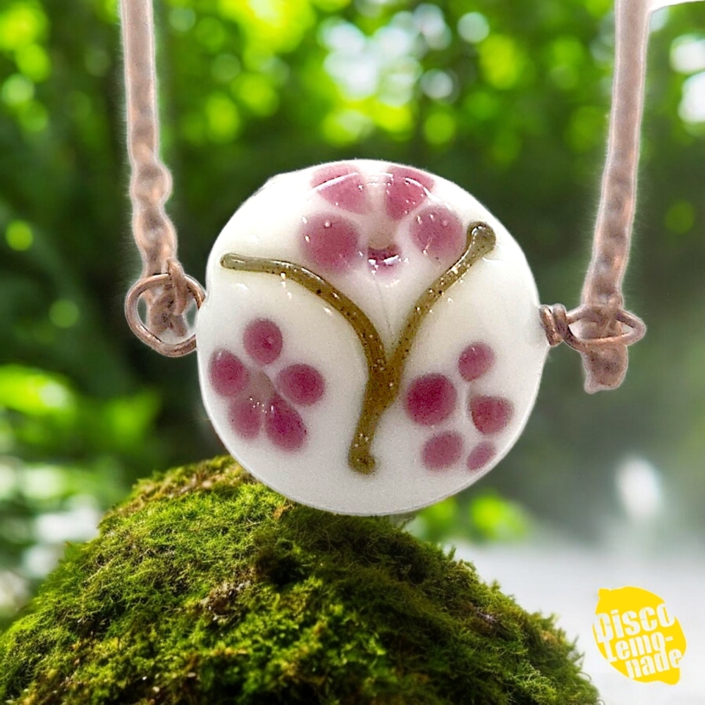 DiscoLemonade Porcelain Cherry Fairy Blossom Sparkle Choker LTD ED. Bridesmaids